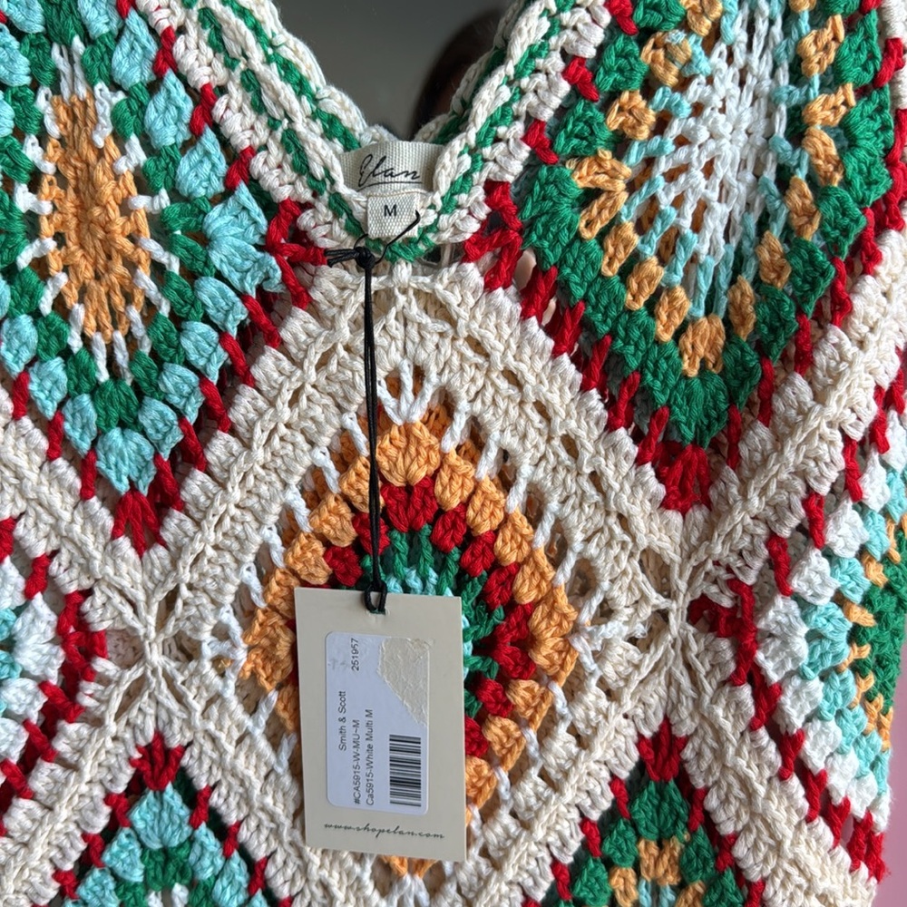 NWT Elan Crochet Maxi Dress - Picture 5 of 6